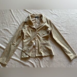 Beige suit jacket